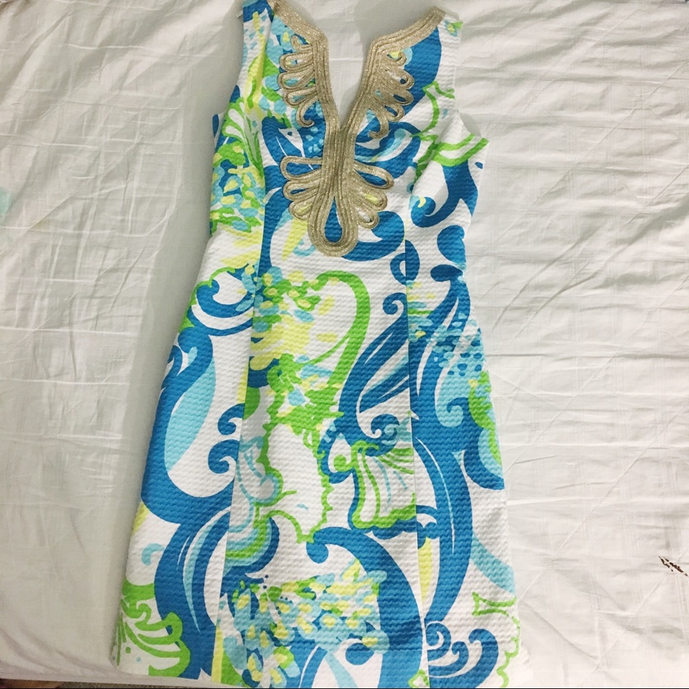Lilly Pulitzer Dress - Resort White Crystal Coral